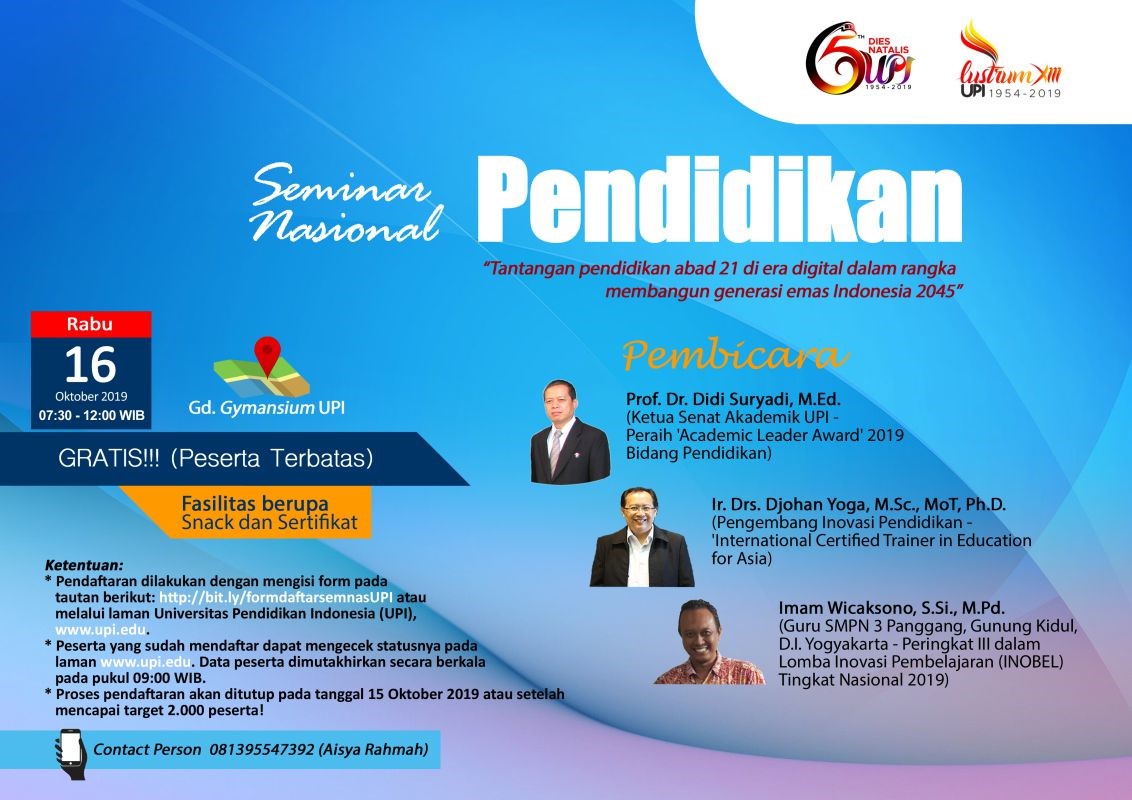 Contoh Seminar Inspiratif Terbaru Bertema Pendidikan